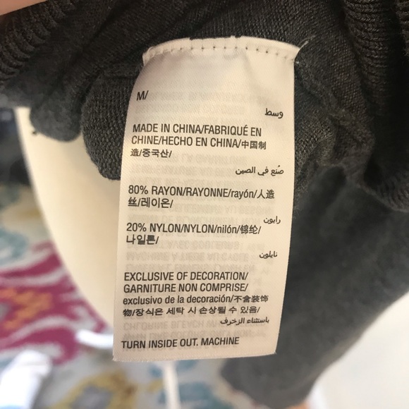 Charter Club Gray Bow Pearl Cardigan Sweater NWT - Picture 6 of 7